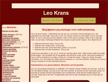 Tablet Screenshot of leokrans.nl